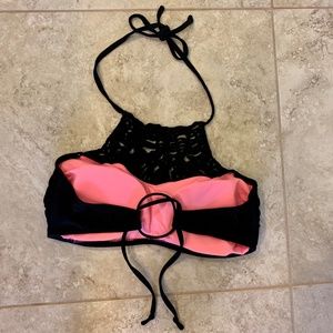 Black Exhilaration Bathing suit top